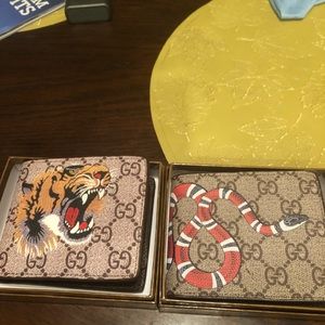 Gucci Wallet Tiger Snake